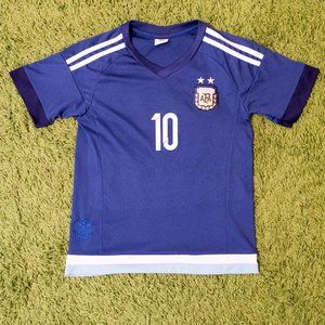 Lionel Messi Argentina National Team Soccer Jersey, Youth Boy's Size 24